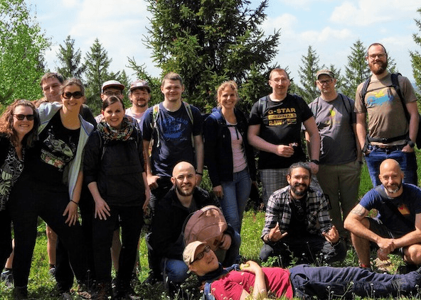 Gruppenfoto der osteken